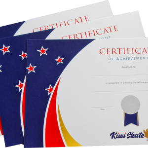 Kiwi Skate certificates