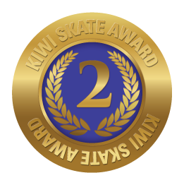 Kiwi Skate Level 3 award sticker