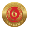 Kiwi Skate Level 6 award sticker
